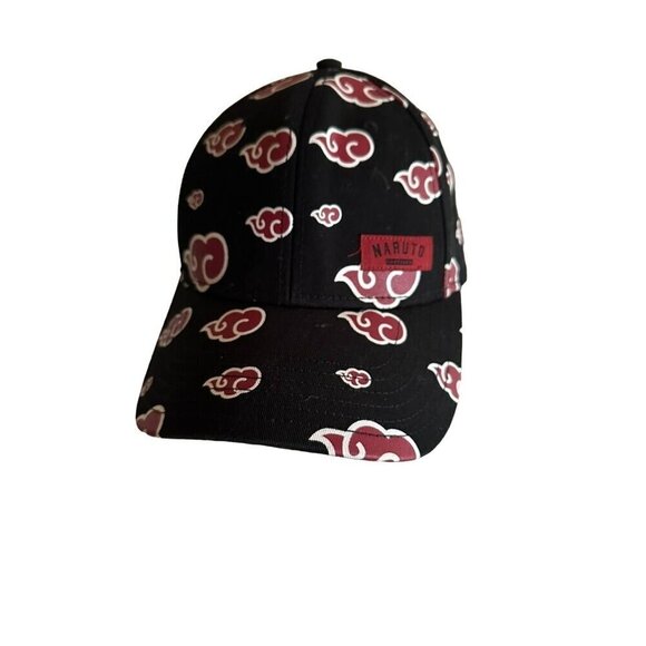 Bioworld Accessories - Naruto Shippuden Collection Akatsuki Logo Adjustable Hat Cap By Bioworld